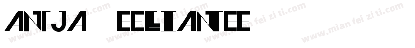 anja eliane字体字体转换